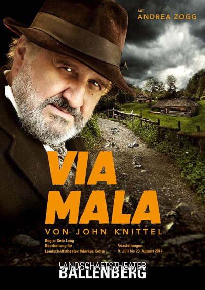 Plakat zum Stück Via Mala