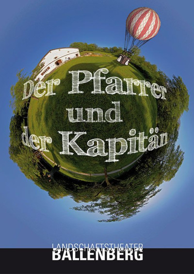 Plakat zum Stück Der Pfarrer und der Kapitän