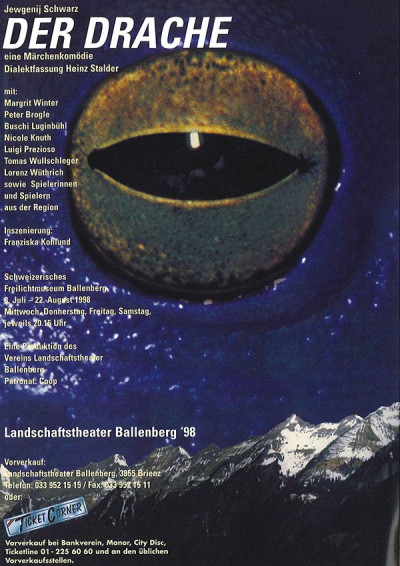 Plakat zum Stück Der Drache
