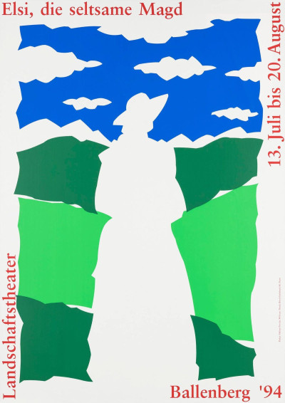 Plakat zum Stück Elsi, die seltsame Magd